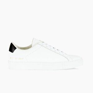 Common Projects Retro Classic Low-Top Sneakers - size 40 - black and white